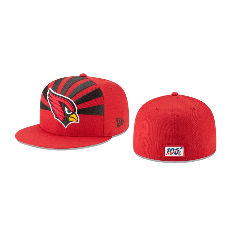 Cardinals Cardinal 2019 NFL Draft On-Stage 59FIFTY Fitted NFL 100 Hat