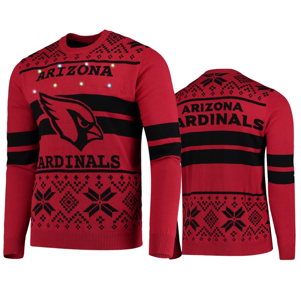 Cardinals Cardinal 2019 Ugly Christmas Light Up Sweater
