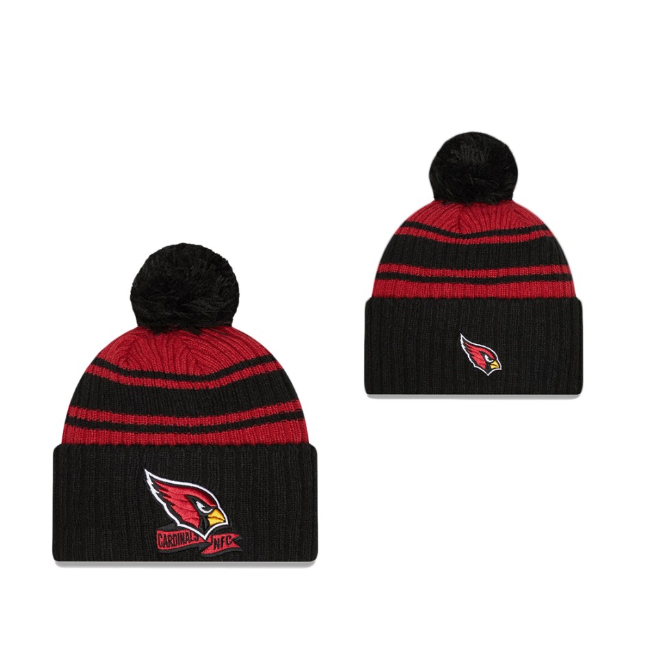 Cardinals Cardinal 2022 Sideline Cuffed Pom Knit Hat