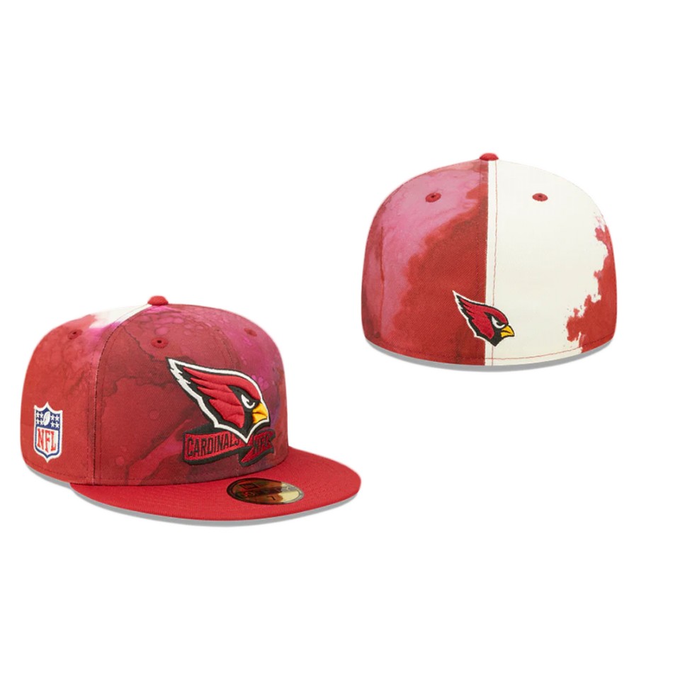 Cardinals Cardinal 2022 Sideline Ink Dye Fitted Hat