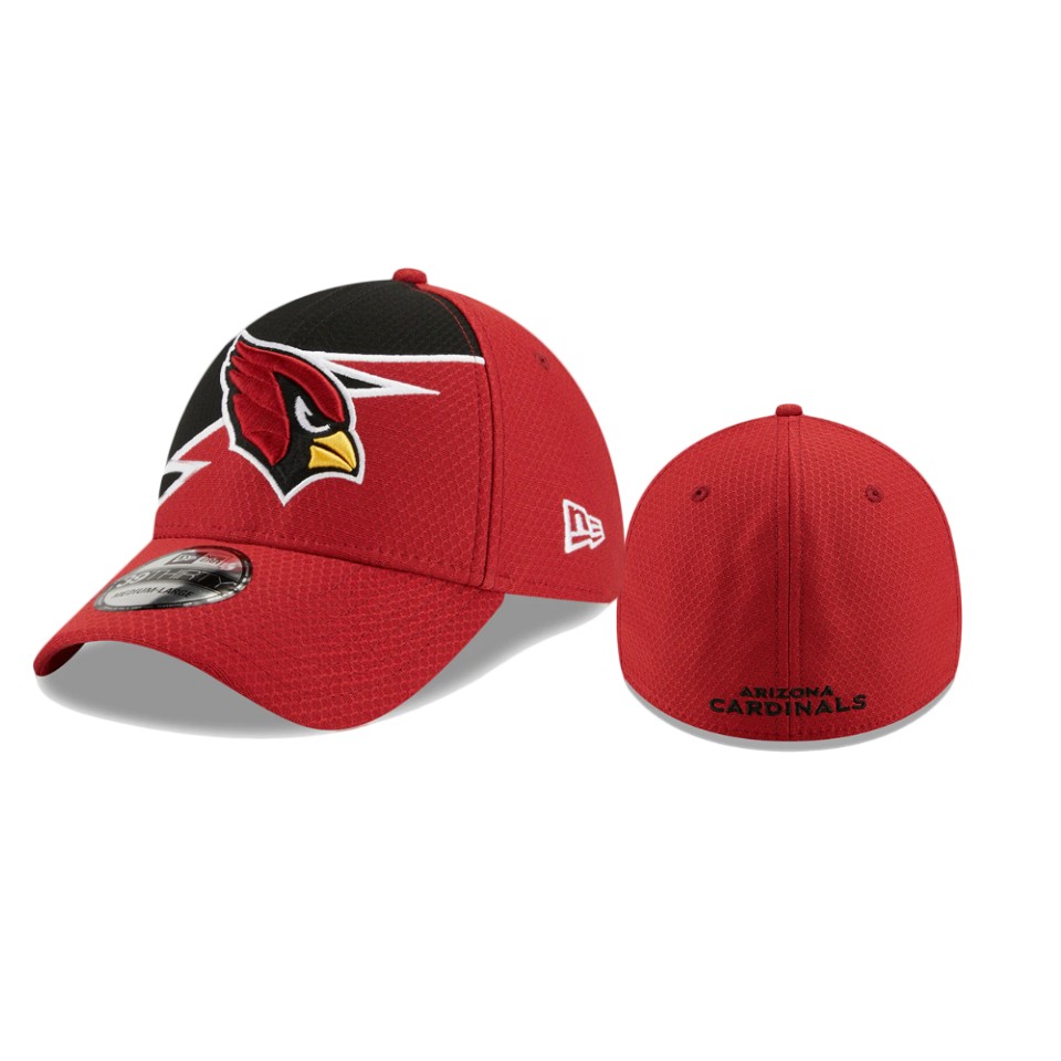 Cardinals Cardinal Black Bolt 39THIRTY Flex Hat