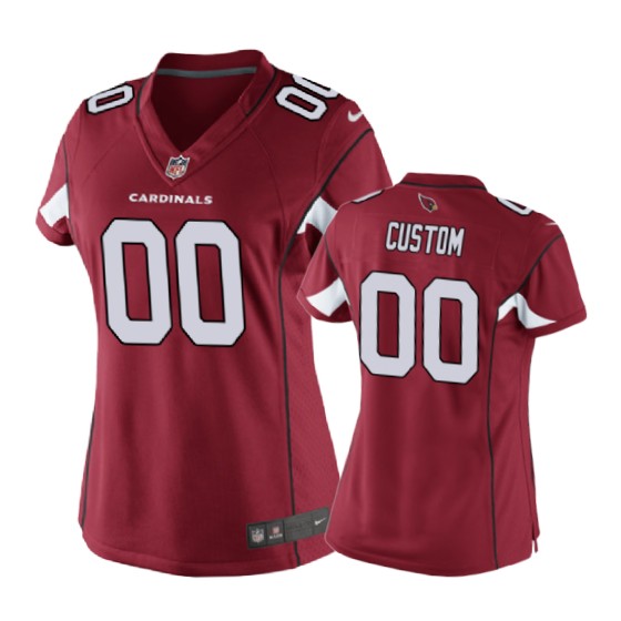 Cardinals Cardinal Custom Women Jersey