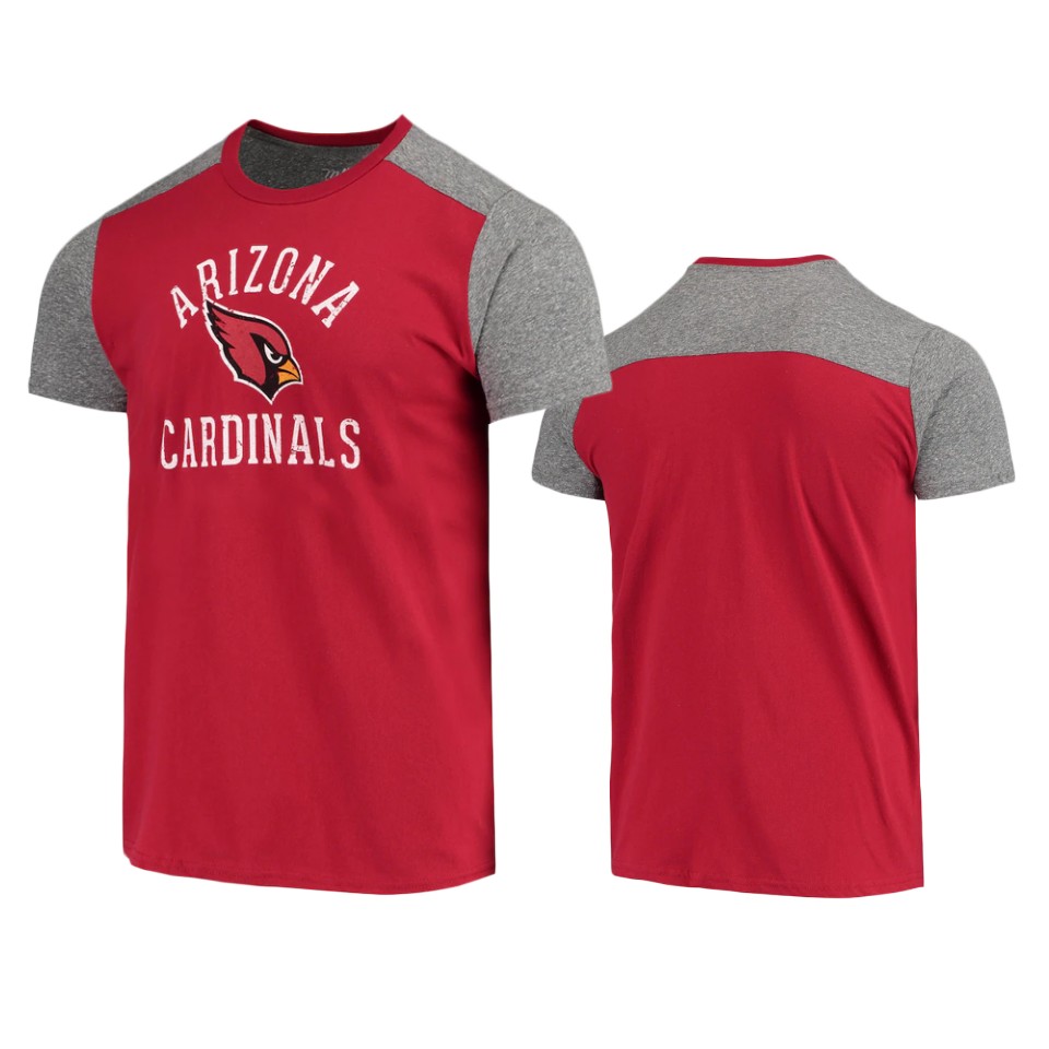 Cardinals Cardinal Gray Field Goal Slub T-Shirt