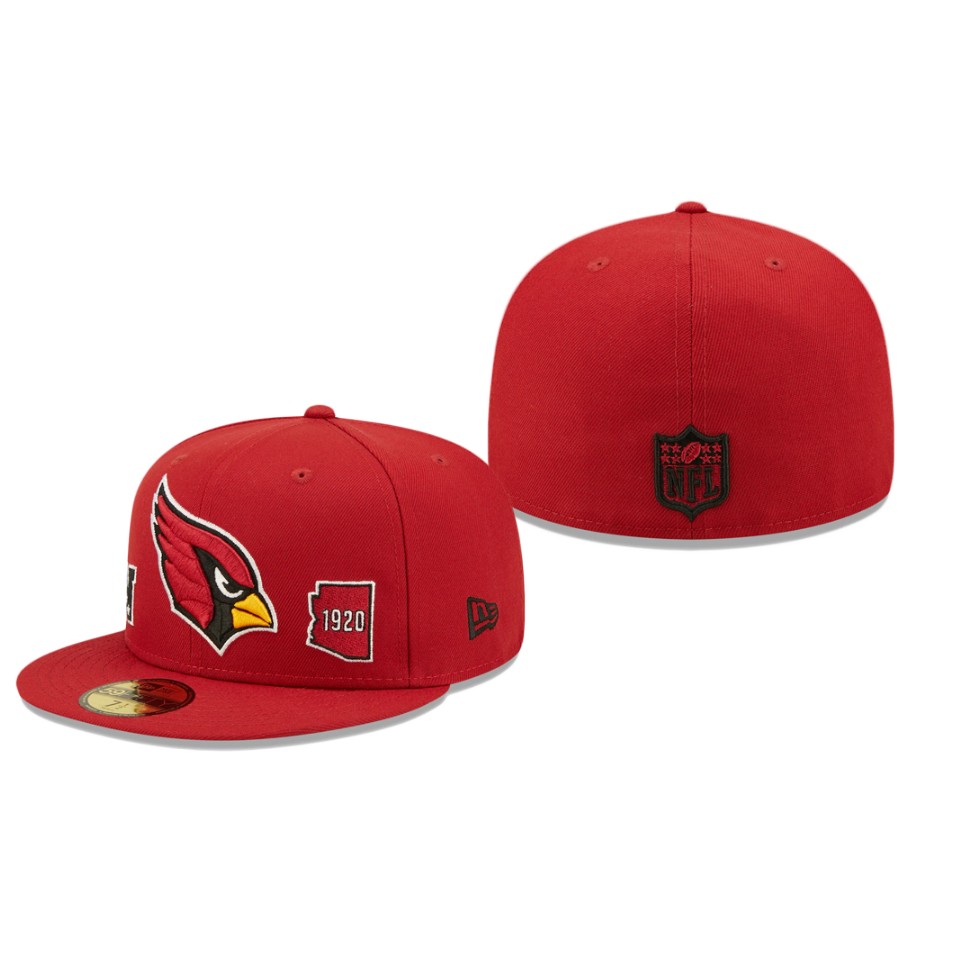 Cardinals Cardinal Identity 59FIFTY Fitted Hat
