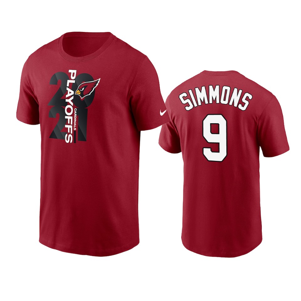 Cardinals Cardinal Isaiah Simmons 2021 NFL Playoffs T-Shirt