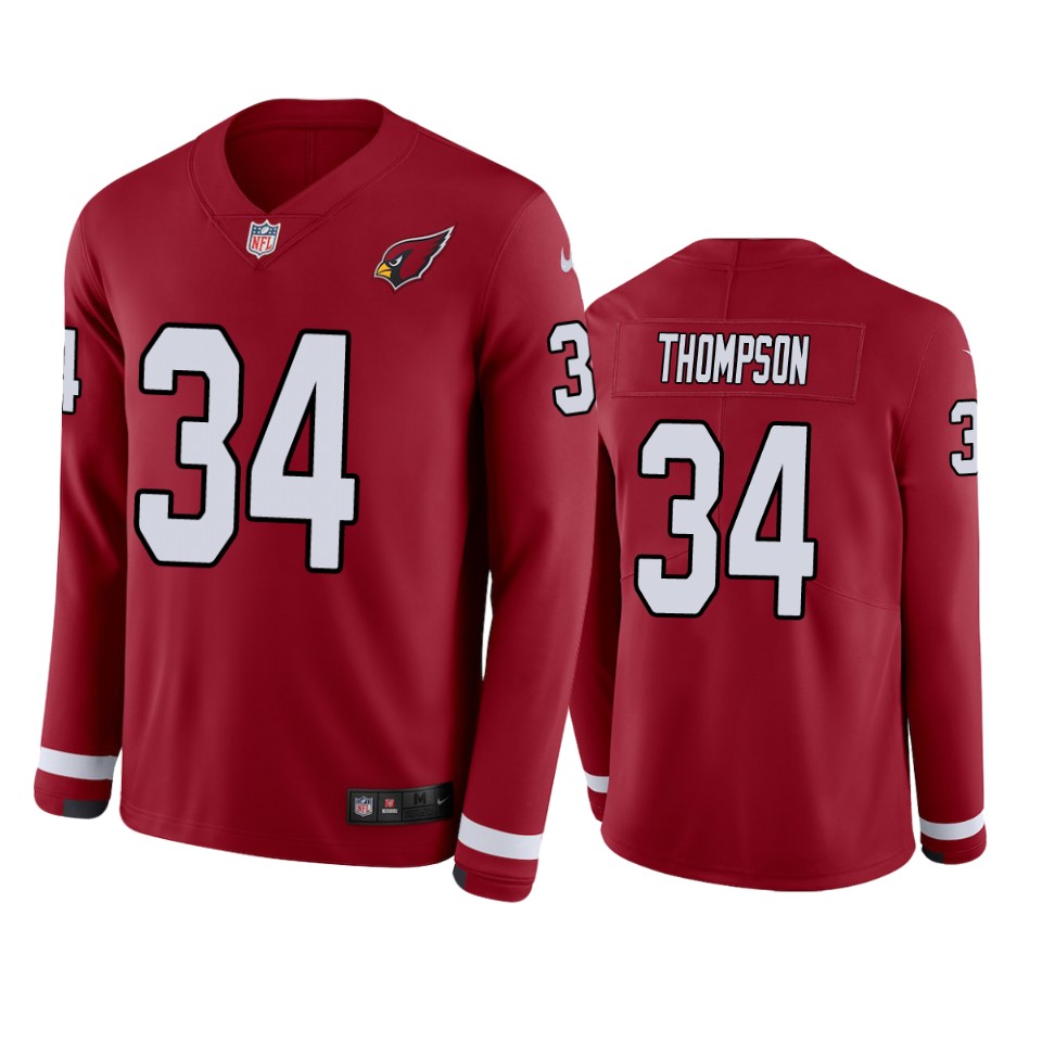 Cardinals Cardinal Jalen Thompson Therma Long Sleeve Jersey