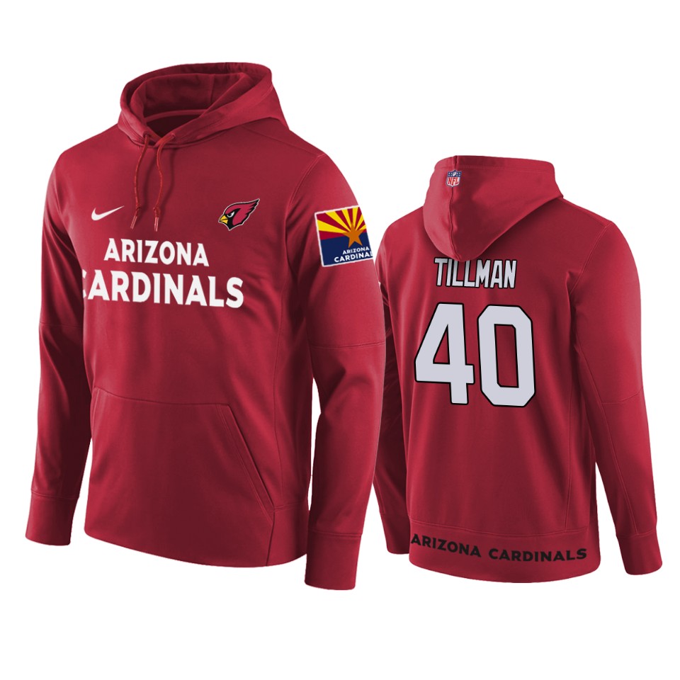 Cardinals Cardinal Pat Tillman Pullover Hoodie Circuit Wordmark Men's