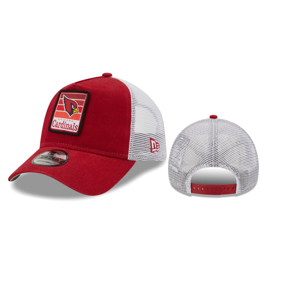 Cardinals Cardinal White Gradient Trucker 9FORTY Hat
