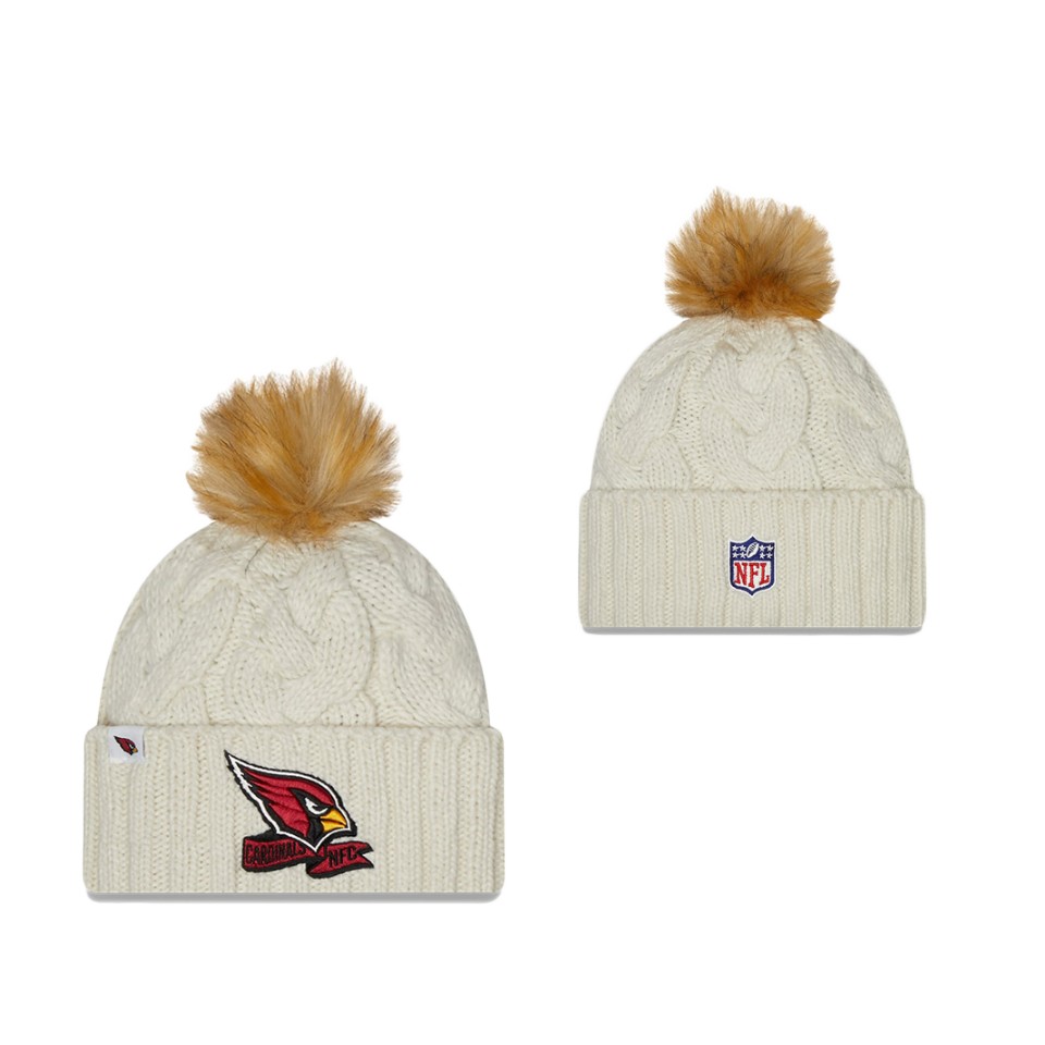Cardinals Cream 2022 Sideline Cuffed Knit Hat