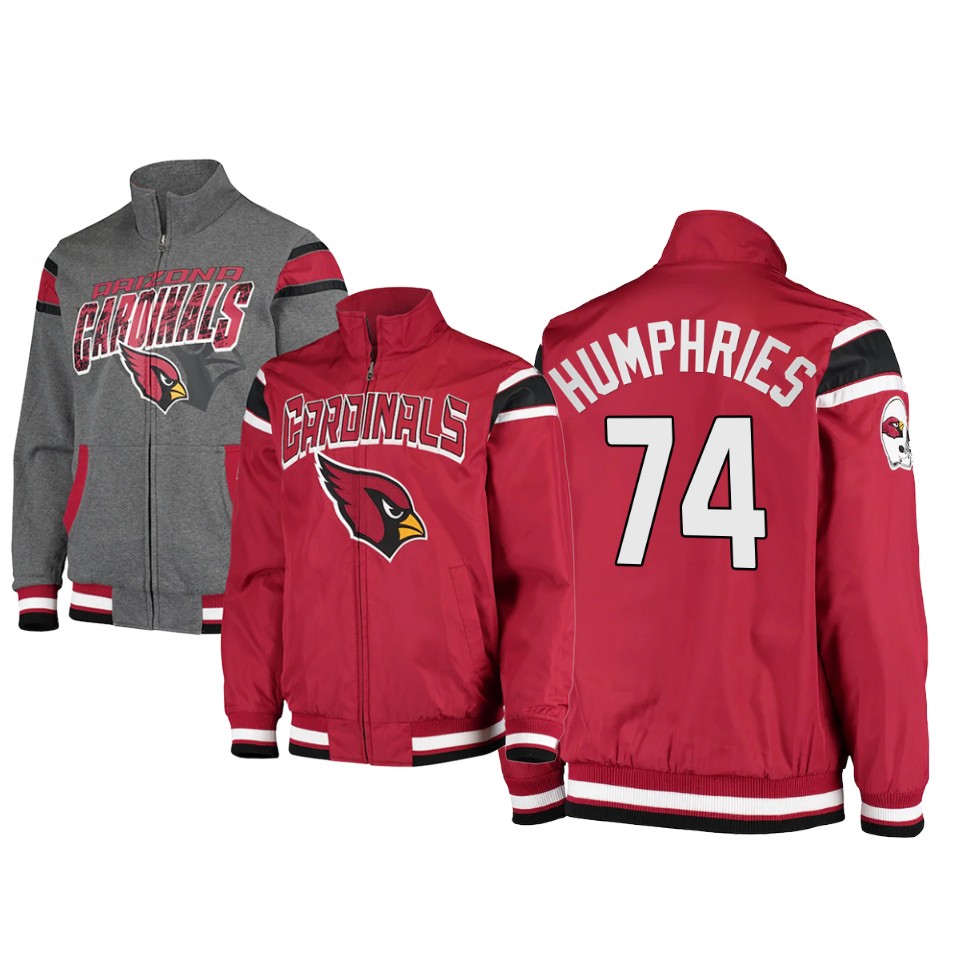 Cardinals D.J. Humphries Cardinal_Charcoal Offside Reversible Full-Zip Jacket