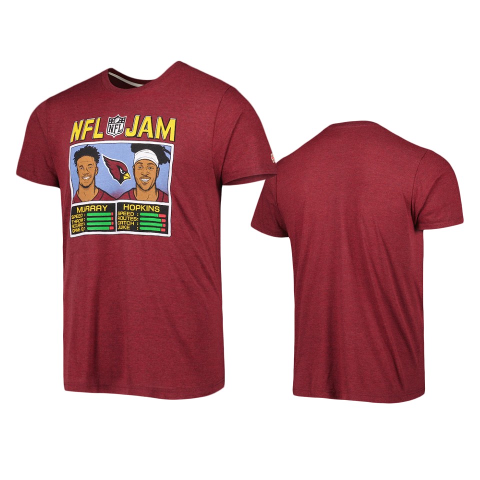 Cardinals DeAndre Hopkins & Kyler Murray Cardinal NFL Jam Homage T-Shirt