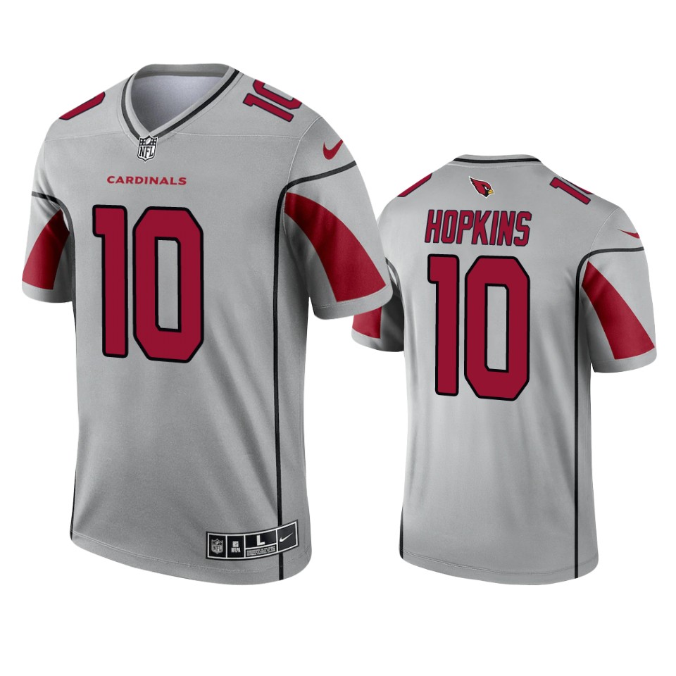 Cardinals DeAndre Hopkins Inverted Legend Silver Jersey