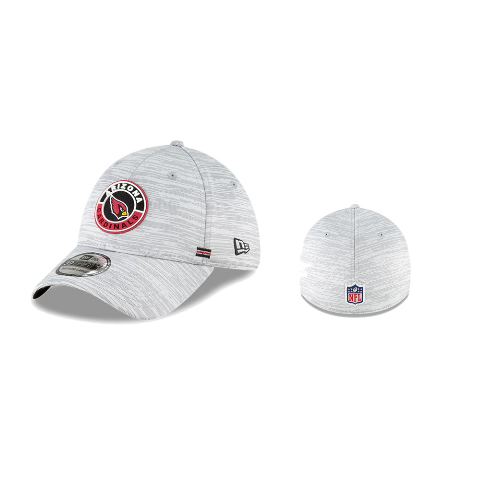 Cardinals Gray 2020 NFL Sideline 39THIRTY Flex Hat