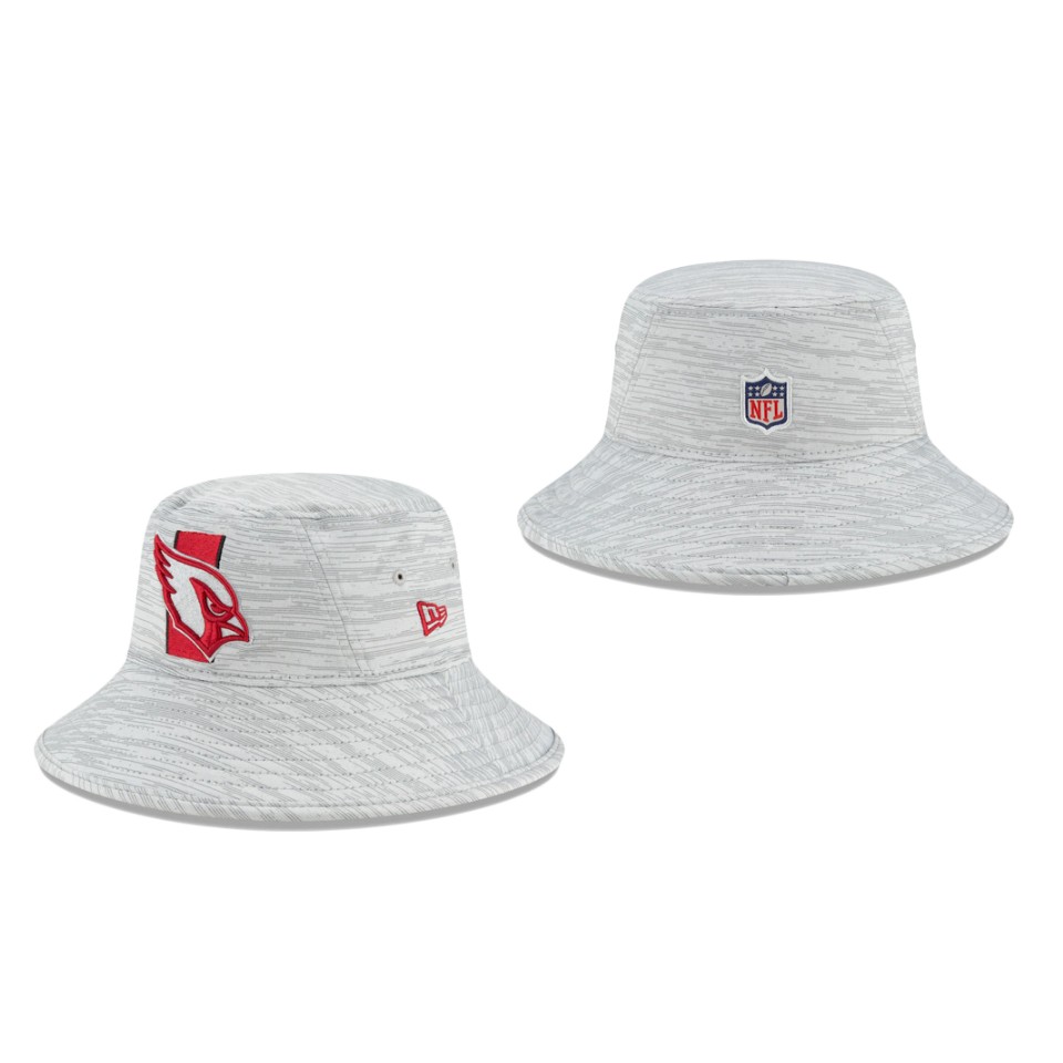Cardinals Gray 2021 NFL Training Camp Bucket Hat