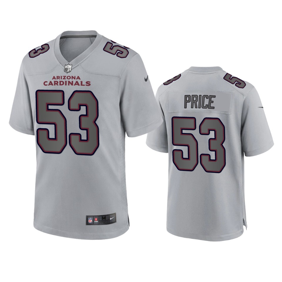 Cardinals Gray Billy Price Atmosphere Fashion Game Jersey