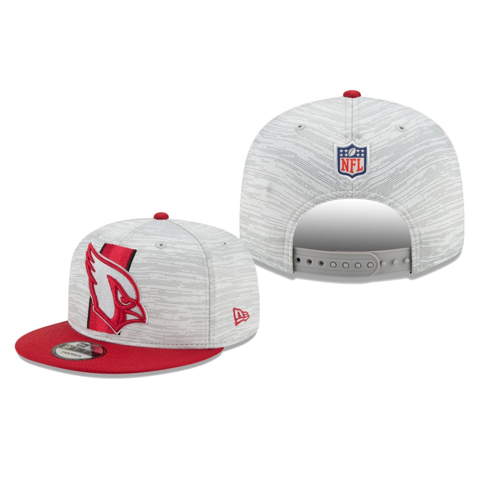 Cardinals Gray Cardinal 2021 NFL Training Camp 9FIFTY Snapback Hat