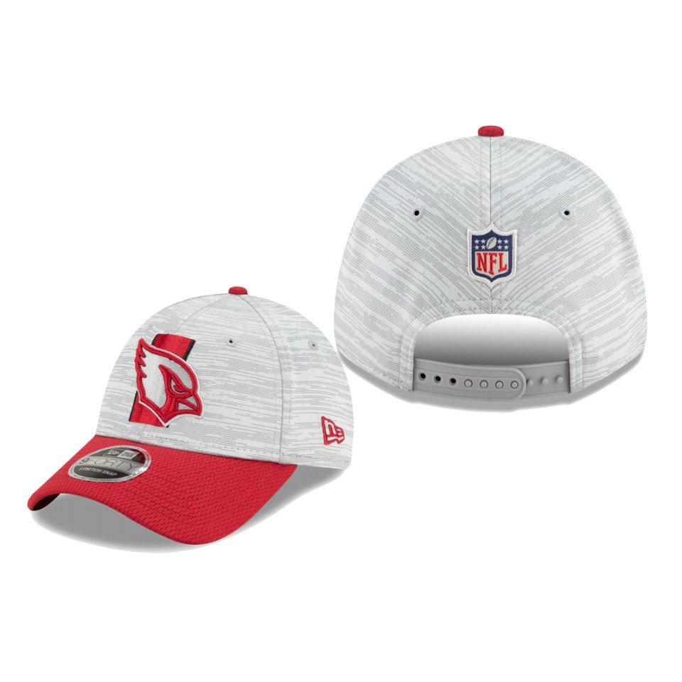 Cardinals Gray Cardinal 2021 NFL Training Camp 9FORTY Adjustable Hat