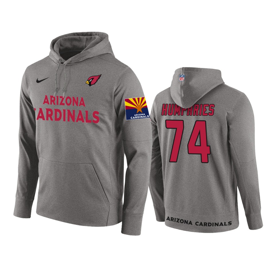 Cardinals Gray D.J. Humphries Pullover Hoodie Circuit Wordmark Men