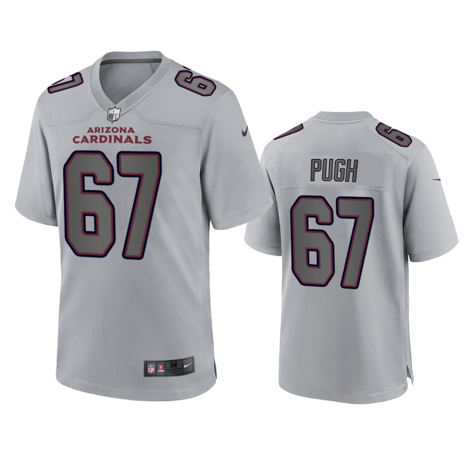 Cardinals Gray Justin Pugh Atmosphere Fashion Game Jersey