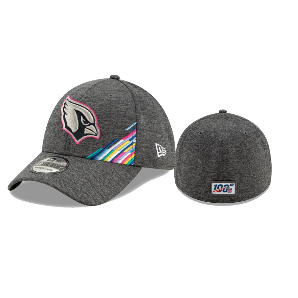 Cardinals Heather Gray 2019 NFL Crucial Catch 39THIRTY Flex Hat