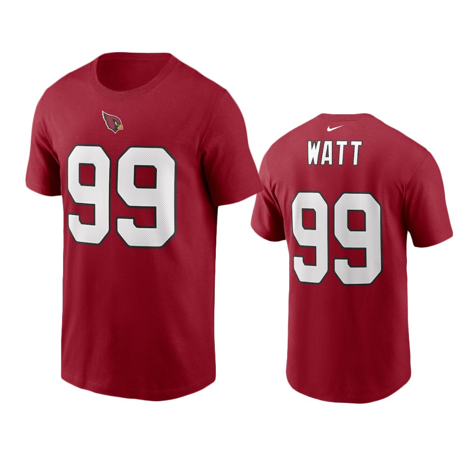 Cardinals J.J. Watt Cardinal Name & Number Men's T-Shirt