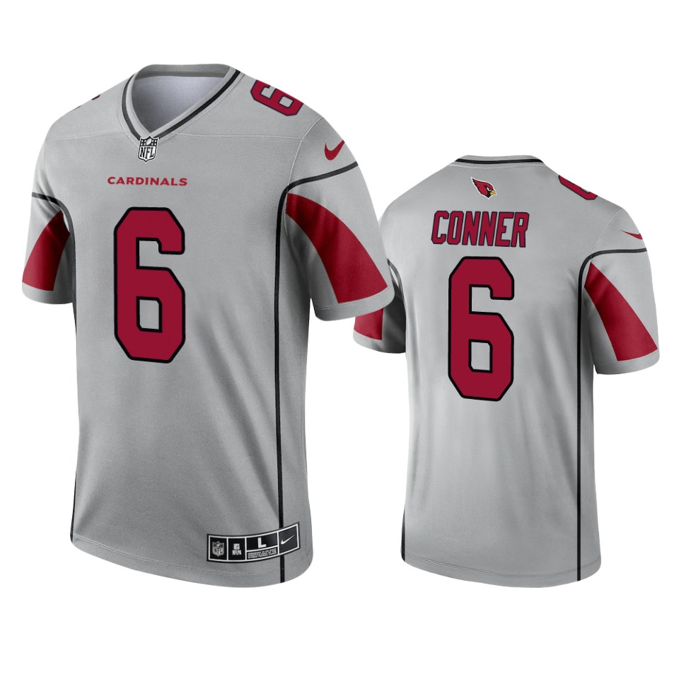 Cardinals James Conner Inverted Legend Silver Jersey