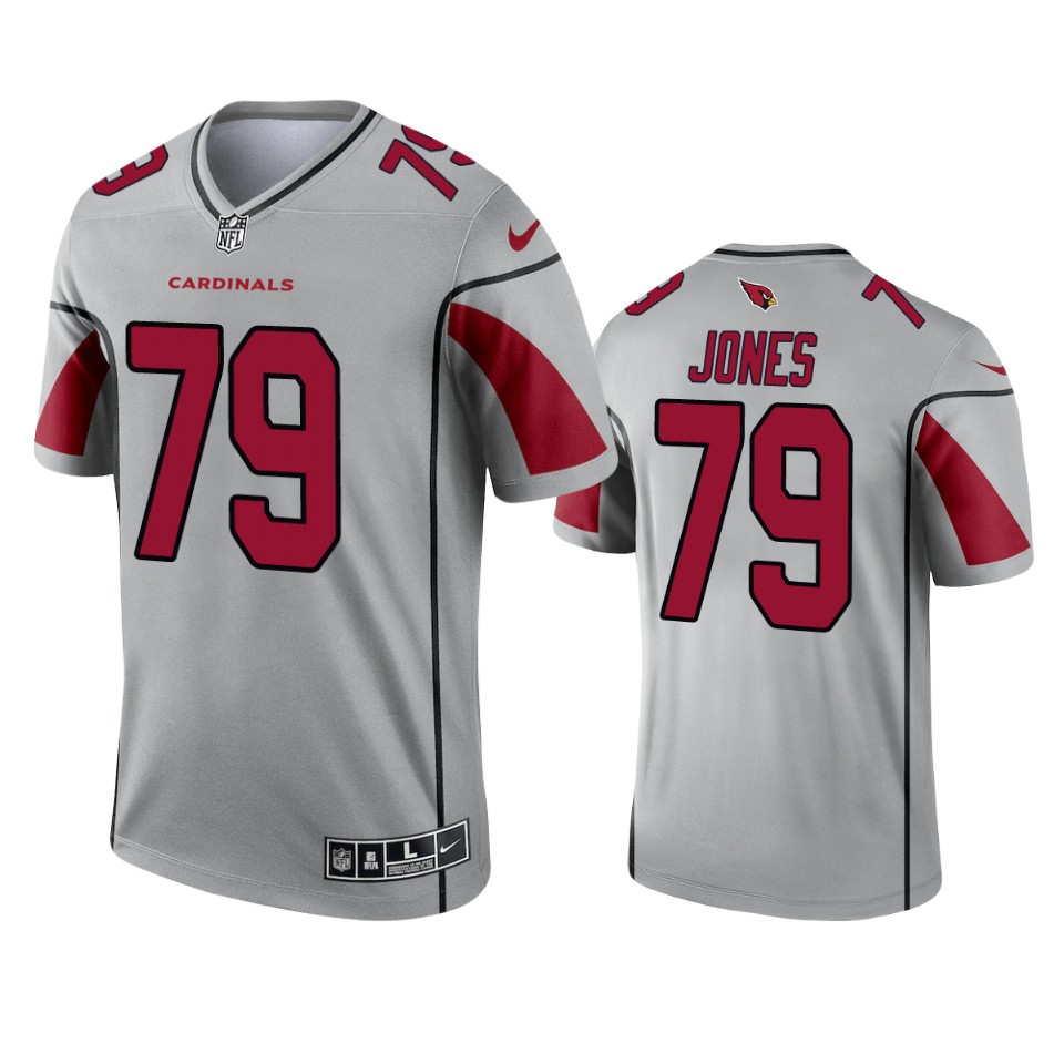 Cardinals Josh Jones Inverted Legend Silver Jersey