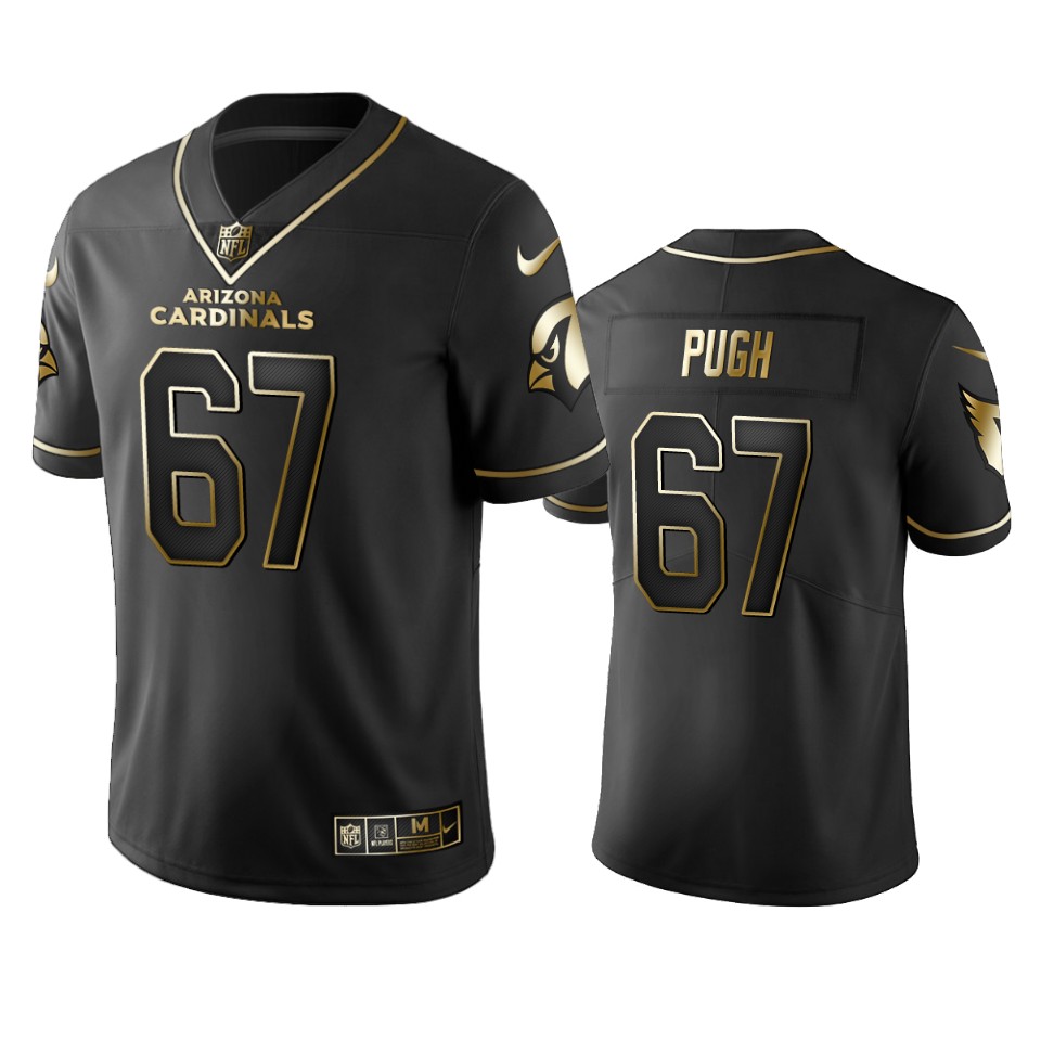 Cardinals Justin Pugh Black Vapor Untouchable Limited Jersey Golden Edition