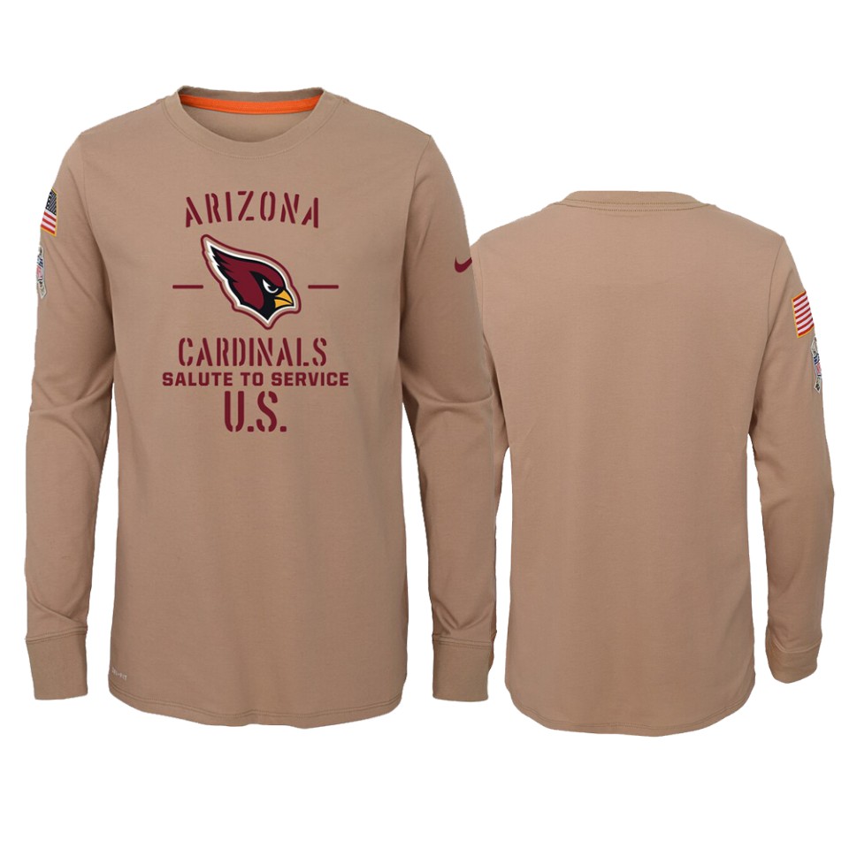 Cardinals Khaki Performance T-Shirt 2019 Salute to Service