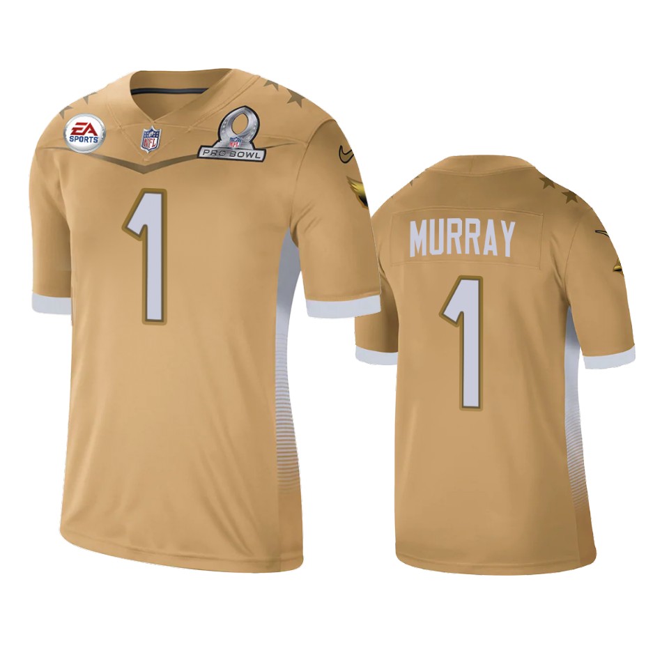 Cardinals Kyler Murray 2021 NFC Pro Bowl Game Gold Jersey