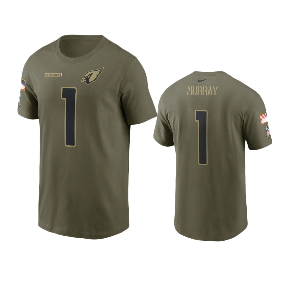 Cardinals Kyler Murray 2021 Salute To Service Camo T-Shirt