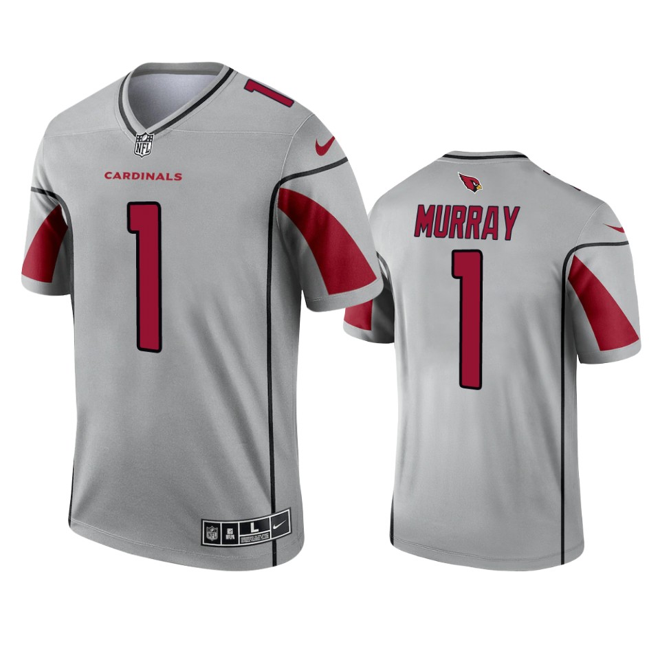 Cardinals Kyler Murray Inverted Legend Silver Jersey
