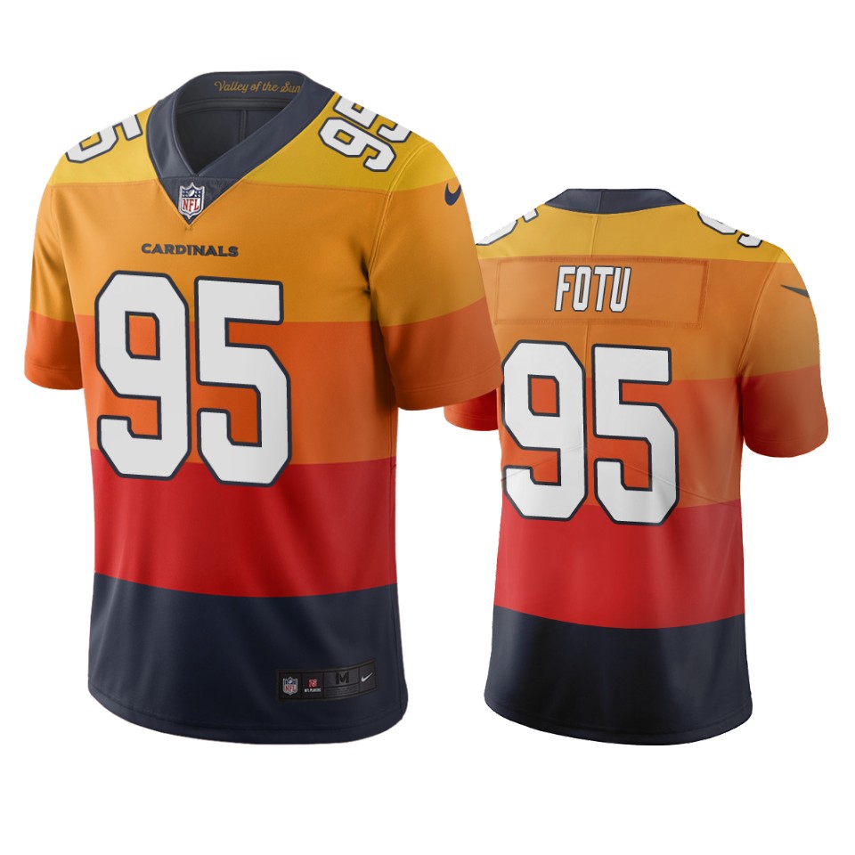 Cardinals Leki Fotu City Edition Sunset Orange Jersey