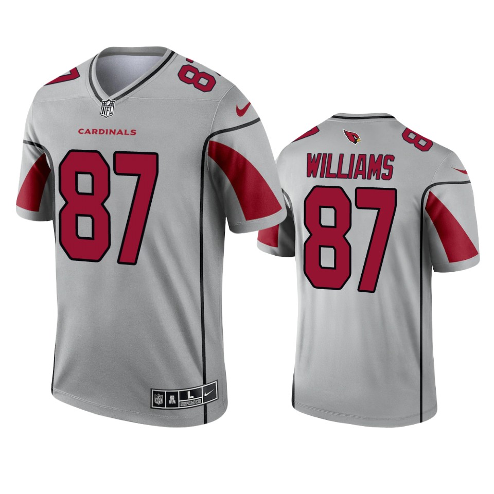 Cardinals Maxx Williams Inverted Legend Silver Jersey