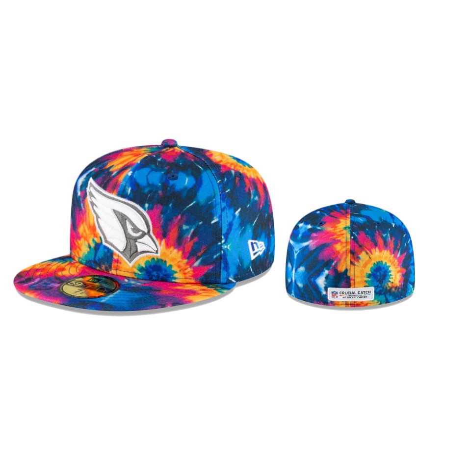 Cardinals Multi-Color 2020 NFL Crucial Catch 59FIFTY Fitted Hat