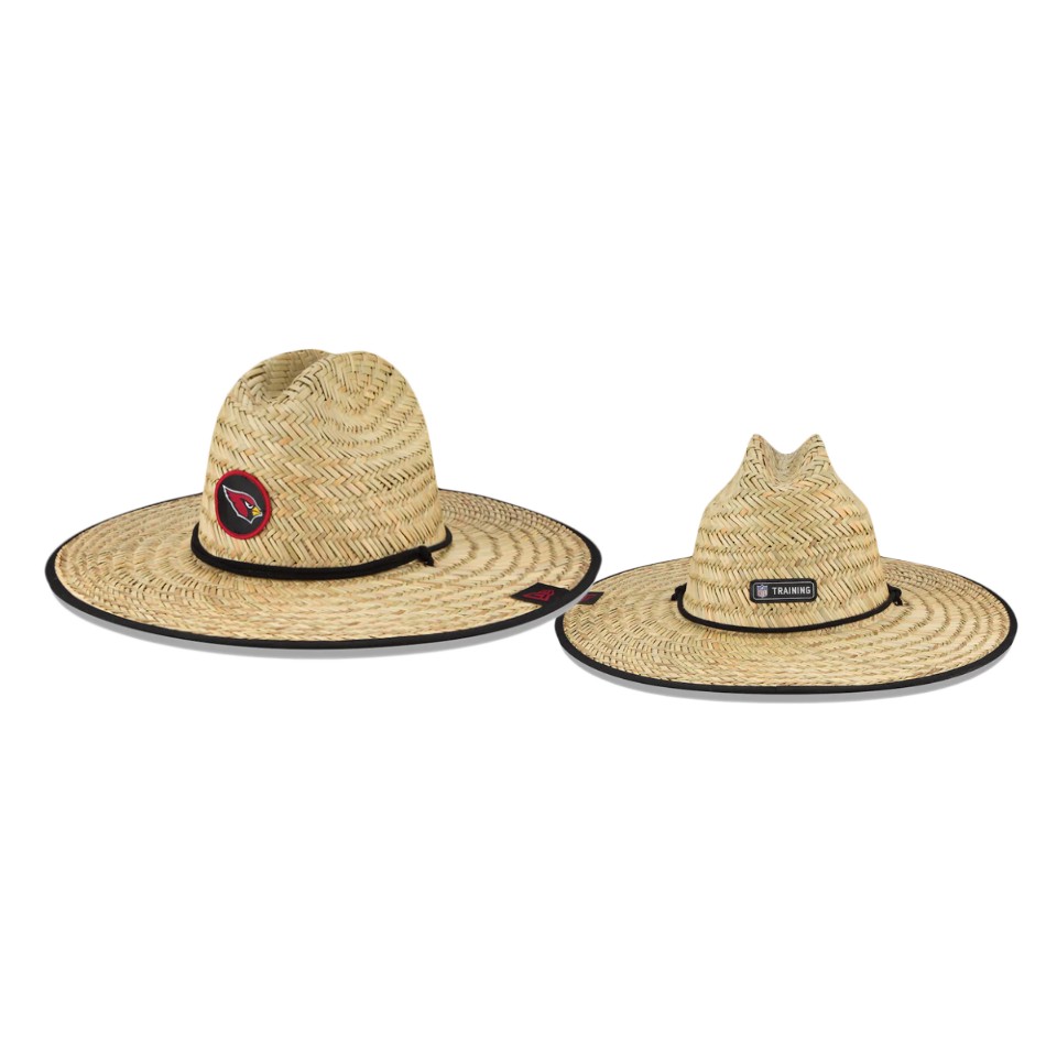 Cardinals Natural 2022 NFL Training Camp Straw Lifeguard Hat