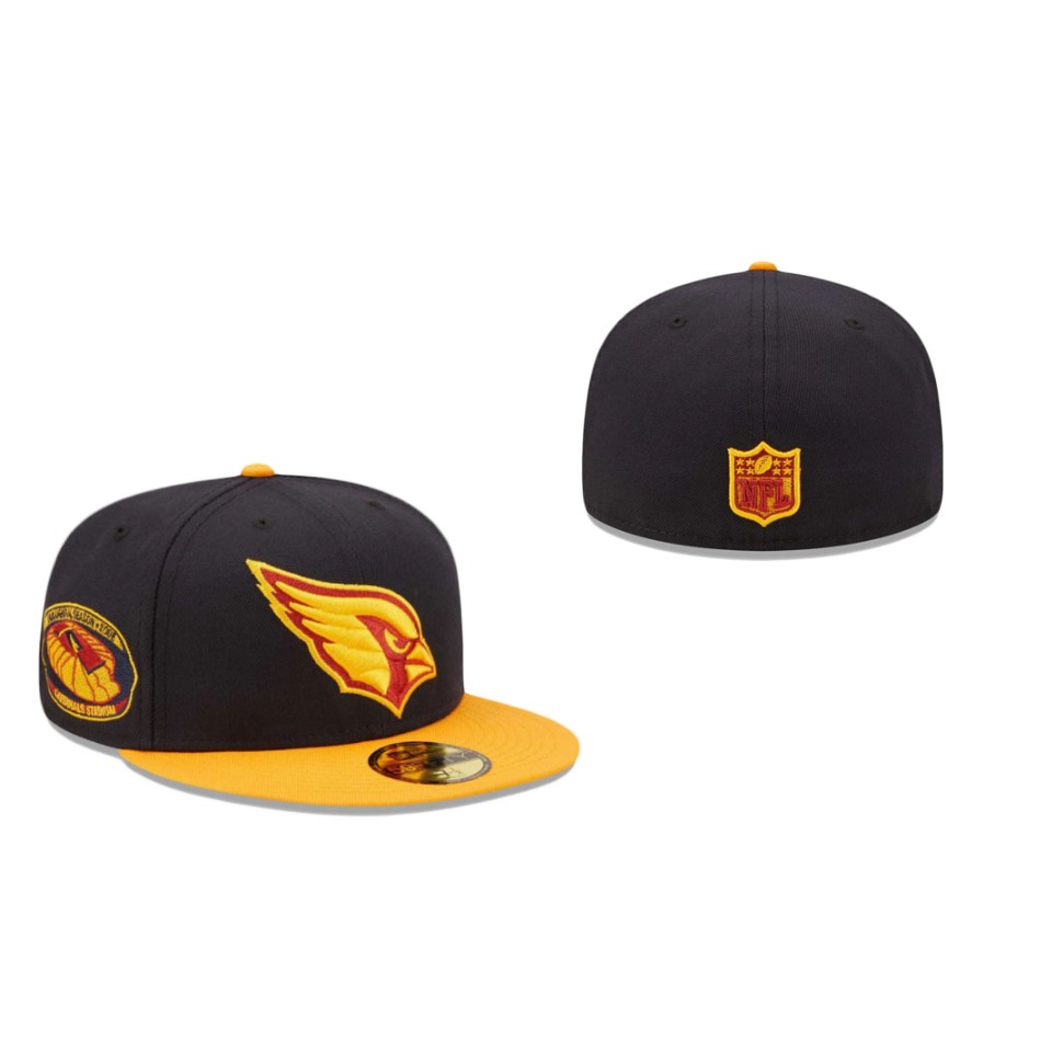 Cardinals Navy Gold Inaugural Season 59FIFTY Fitted Hat