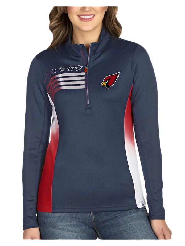 Cardinals Navy Liberty Quarter-Zip Pullover Jacket