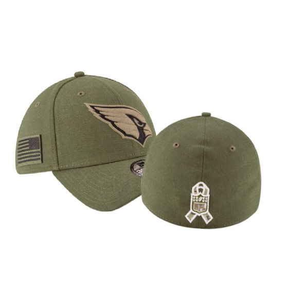 Cardinals Olive 39THIRTY Flex Hat 2018 Salute to Service