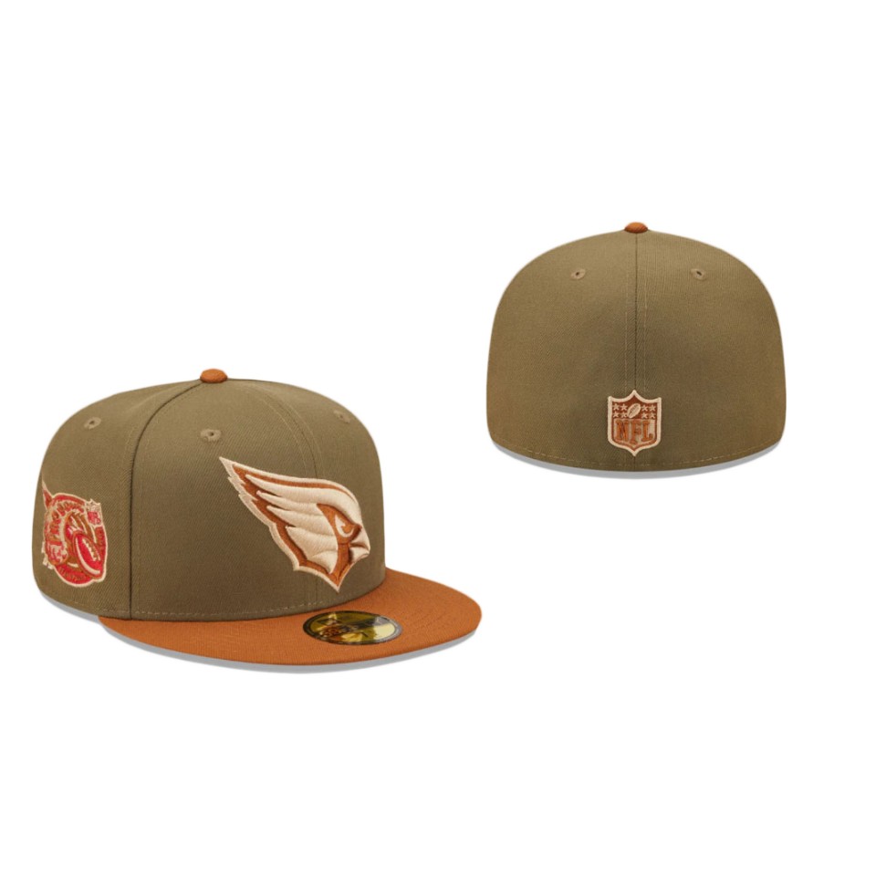 Cardinals Olive Brown Toasted Peanut 1997 Pro Bowl Fitted Hat