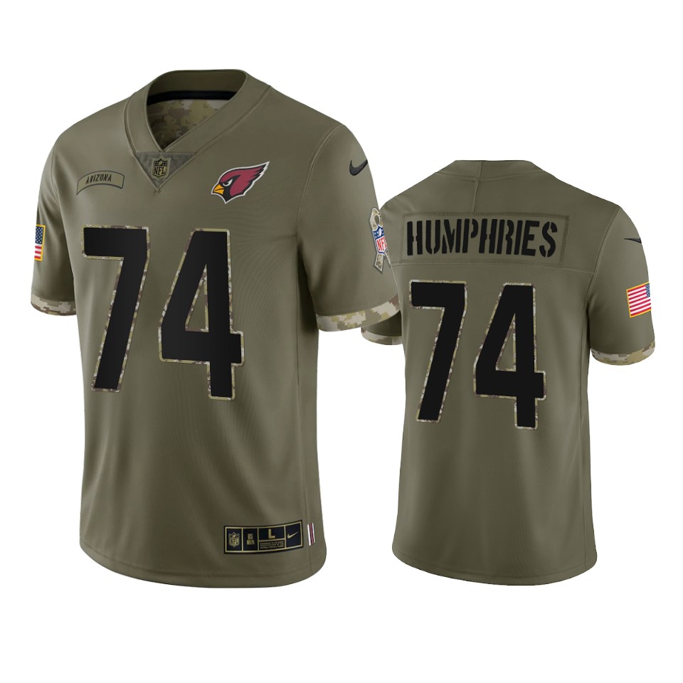 Cardinals Olive D.J. Humphries Limited Jersey 2022 Salute To Service