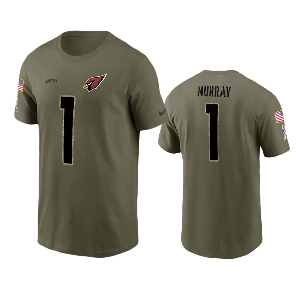 Cardinals Olive Kyler Murray 2022 Salute To Service T-Shirt