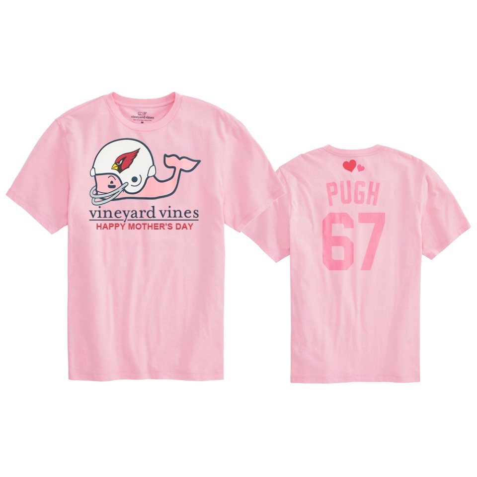 Cardinals Pink 2020 Mom Justin Pugh T-Shirt
