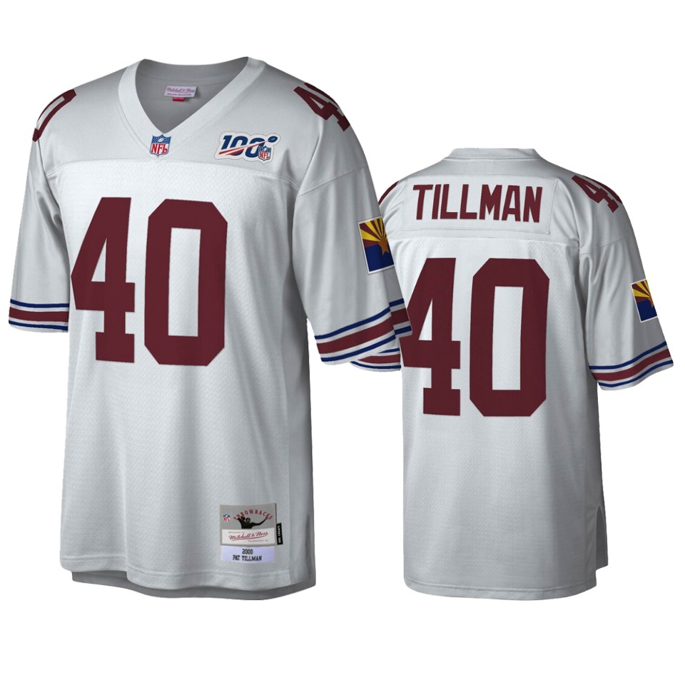 Cardinals Platinum Pat Tillman Legacy NFL 100 Jersey