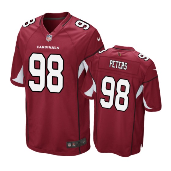 Cardinals Red Corey Peters Game Jersey