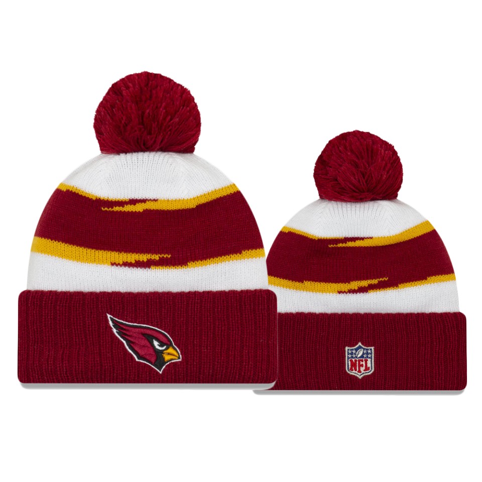 Cardinals Red Cuffed Pom Knit Hat 2018 Thanksgiving Men's
