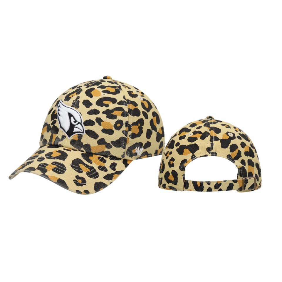 Cardinals Tan Bagheera Clean Up Allover Adjustable Hat