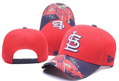 Cardinals Team Logo Red Adjustable Hat (1)