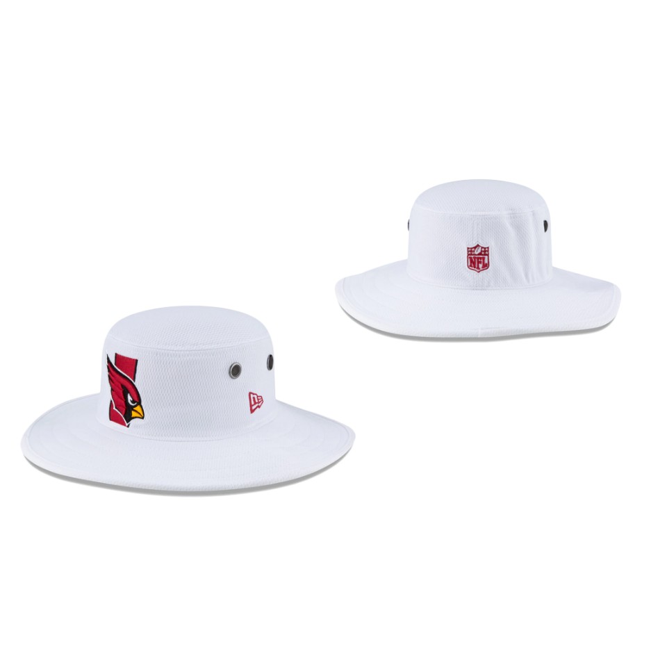 Cardinals White 2021 NFL Training Camp Bucket Hat