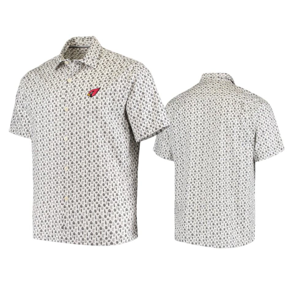 Cardinals White Baja Mar Woven Shirt